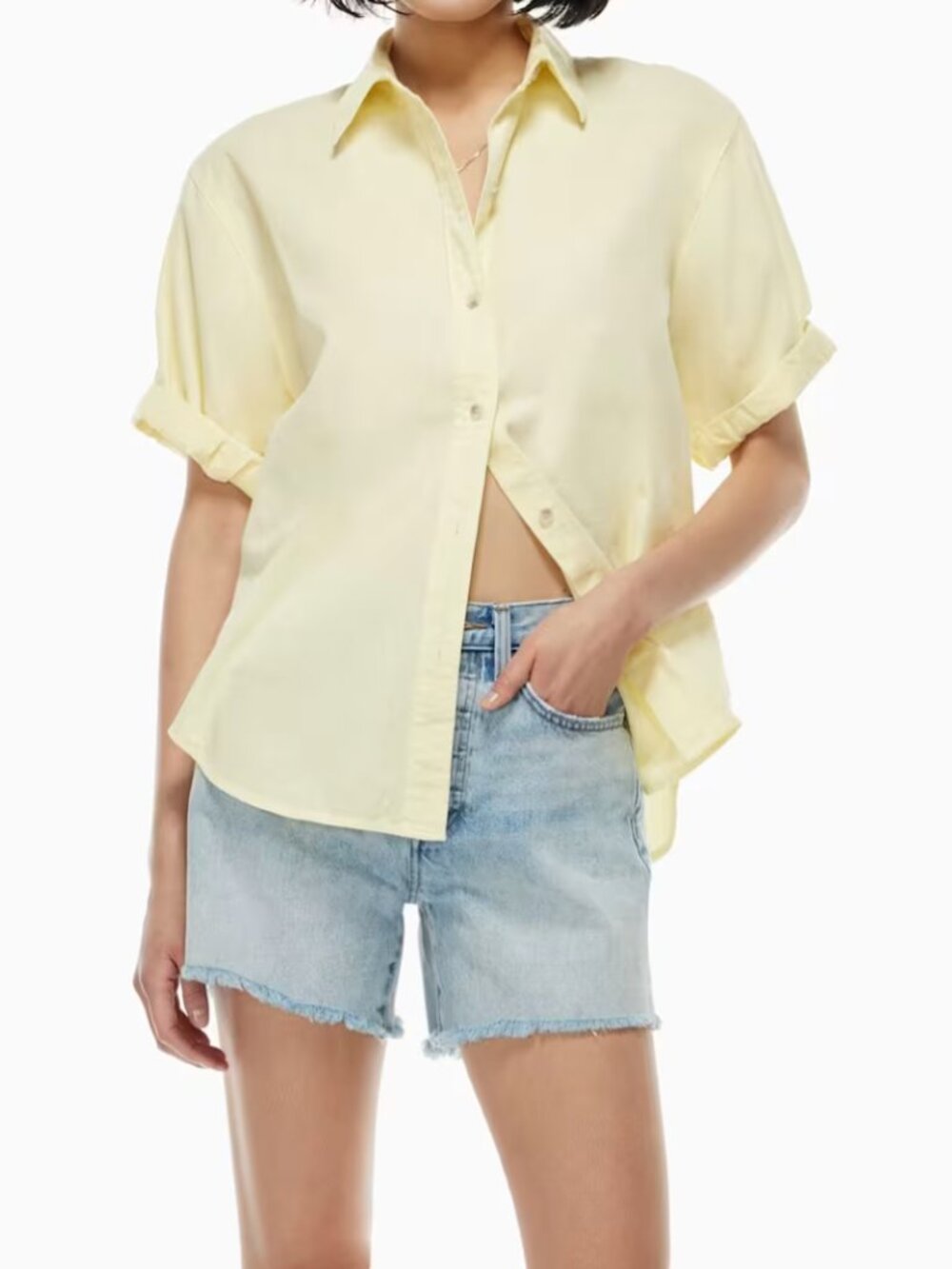 Denim Forum The Ex Boyfriend Mid Thigh Short